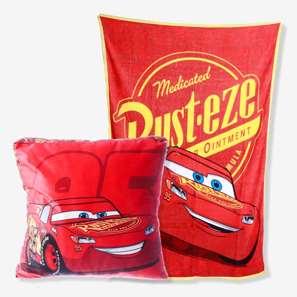 Almofada com Manta Carros – Disney - Home & Living