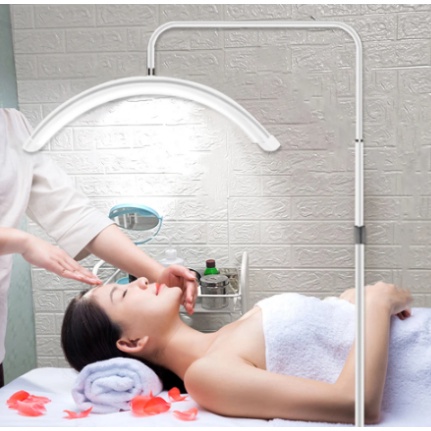 Luminaria Meia Lua Estetica Mesa Spa Arco 3 Tons Ajustavel Salao Beleza Suporte Celular.-ATACADAO-