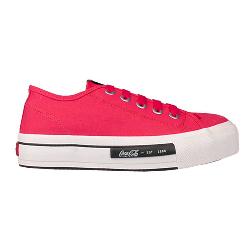 Tênis Coca Cola Daytona Plataforma Canvas Feminino