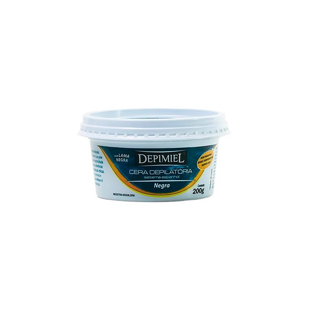 Cera Depilatória Depimiel Lama Negra 200g