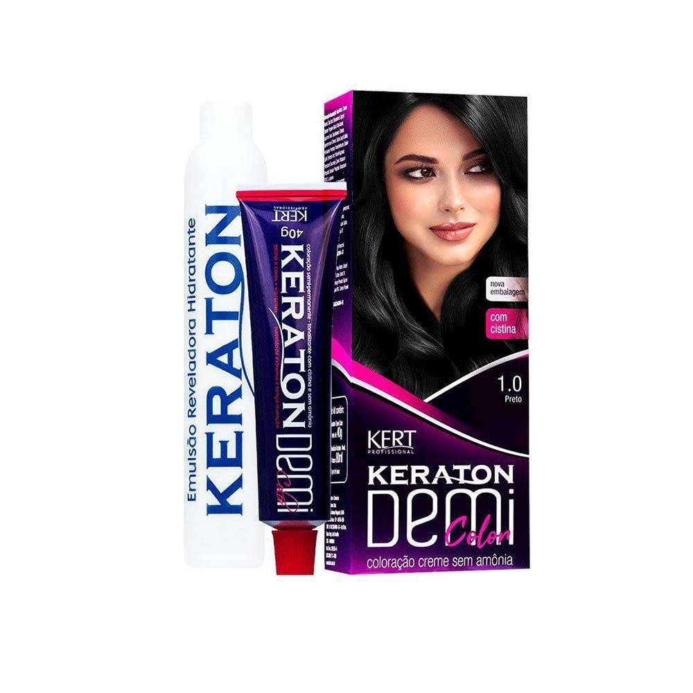 Tonalizante Demi Color 1.0 Preto em Oferta na Shopee