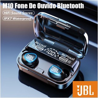 Jbl m10 Fones De Ouvido Esportivos Sem Fio TWS Bluetooth 5.1 9D Para Jogos À Prova D