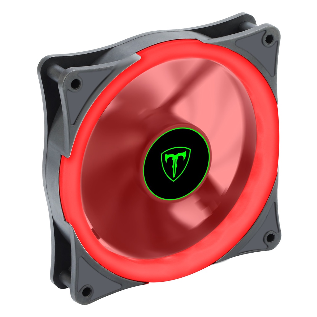 Cooler Fan Led 120mm Vermelho T-Dagger Tgf200 Ventoinha Gabinete Pc Gamer