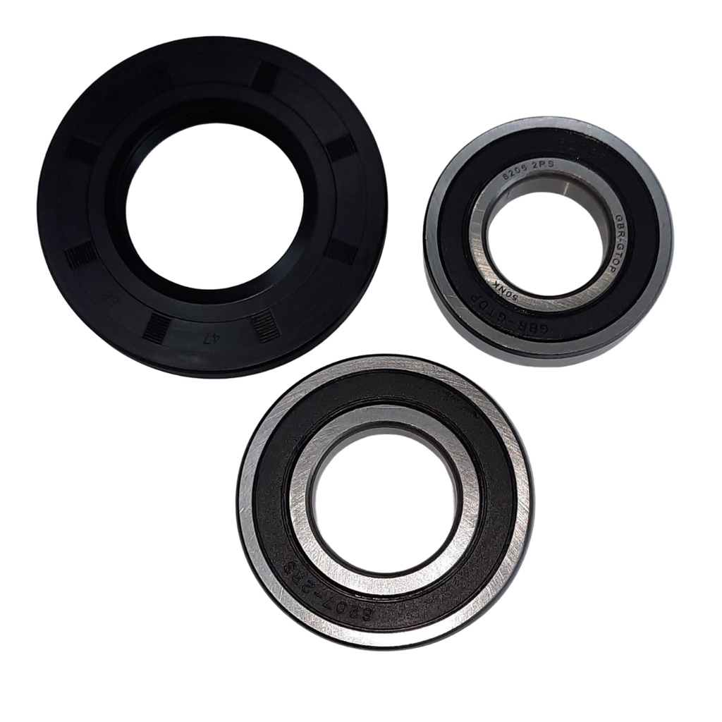 KIT ROLAMENTO E RETENTOR LAVA E SECA MIDEA DE 10 A 12 KG