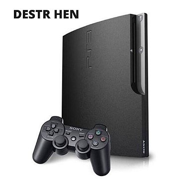 Playstation 3 Slim 160gb Destr Hen 1 Controle Seminovo Usado