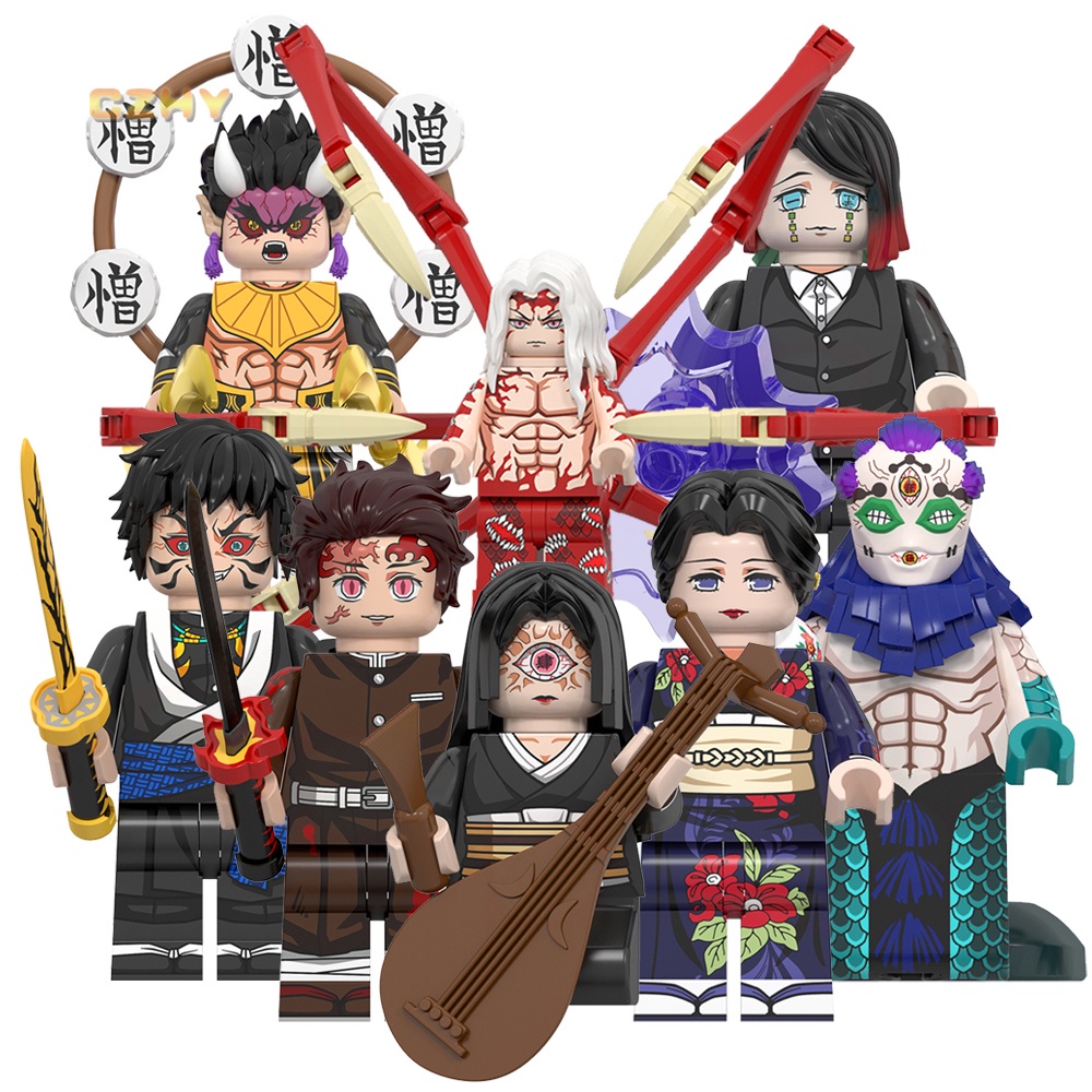 Japão Anime Cartoon Personagem Kamado Tanjirou Blocos De Construção Brinquedo Educacional De Plástico Para Meninas