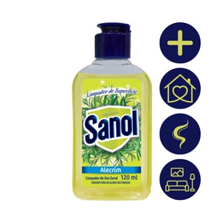 Limpador De Superficies Alecrim Sanol 120ml