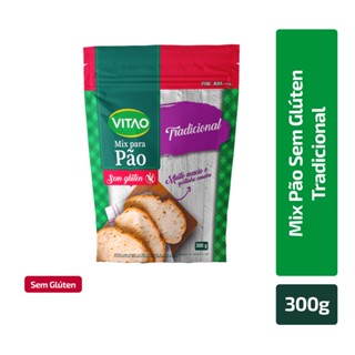 Mix Pão Sem Glúten Tradicional Vitao 300g