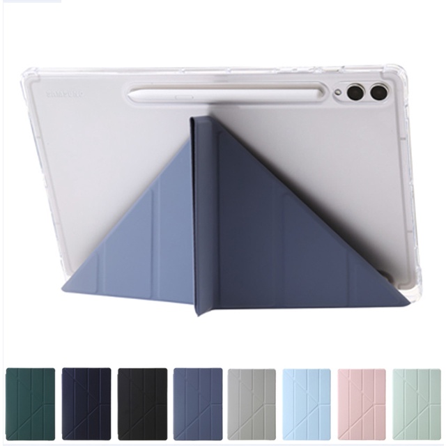 Para Samsung Tab S9 FE 10.9 " SM-X510 X516B Capa Multi-Dobrável Suporte Magnético Smart Shell Galaxy S9FE Plus 12.4 5G Da Caixa