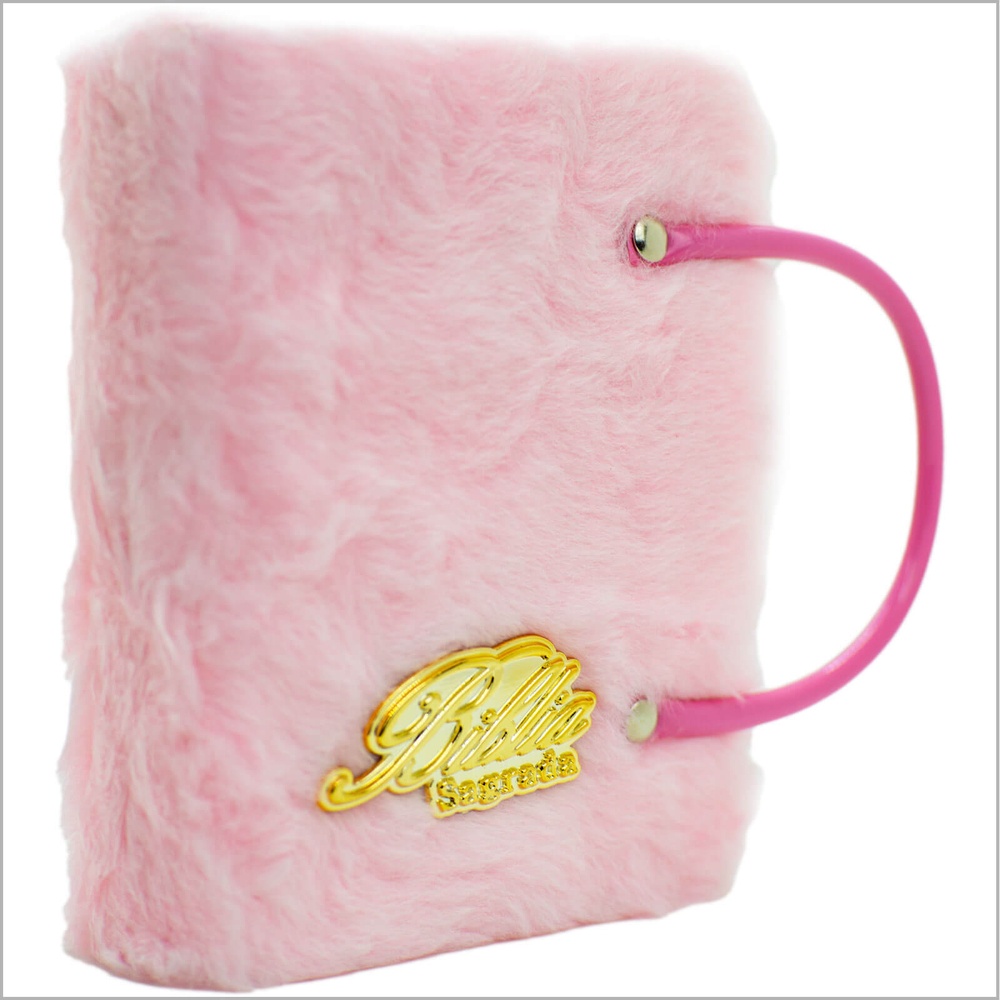 Bíblia Sagrada Infantil Feminina RC Capa Pelúcia Com Alça Rosa em Oferta na Shopee