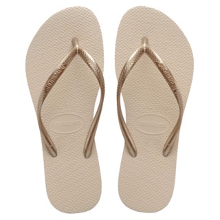 Chinelo Havaianas Slim Bege Palha Feminino