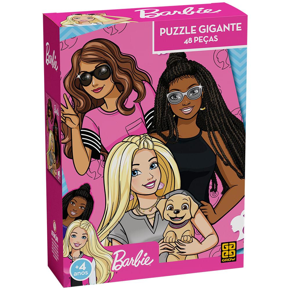 Puzzle Gigante 48 peças Barbie em Oferta na Shopee