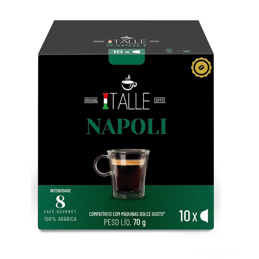 Cafe Capsula Dolce Gusto Napoli Cafe Italle 1 Und em Oferta na Shopee