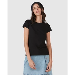 Blusa Básica Feminina Baby Look Em Algodão