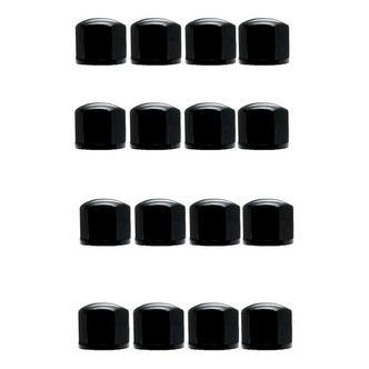 Capa Preta Parafuso Roda 19 Mm Jogo Fusca Escort Palio...