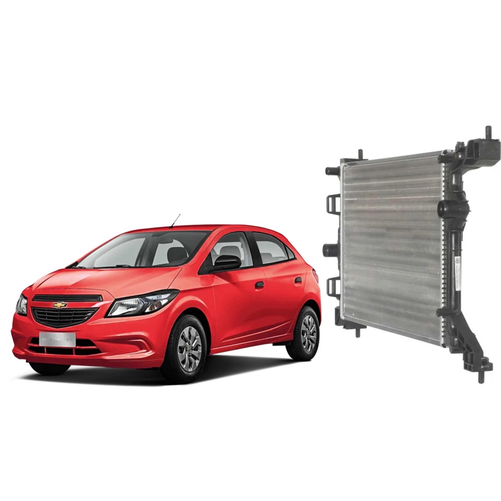 Radiador Chevrolet Onix 1.0 / 1.4 2012 em diante - Barra Parts - 52040602