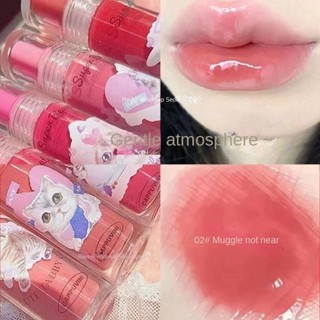 Cappuvini Cat Lip Gloss Essence Glaze Oil Proteção Espelho Superfície Quente Hidratar Batom À Prova De Água Hidratante