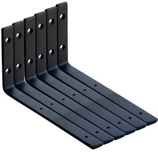 6Mão Francesa Invertida Suporte Cantoneira 10cm15cm20cm25cm30cm Prateleira Ferro Reforçado Base Reta em Oferta na Shopee