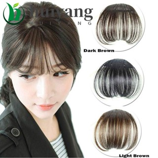 HUIYANG Air Bangs Frontal Bang Duas Bandas Laterais Acessórios Para Extensão De Cabelo Peças Fringe
