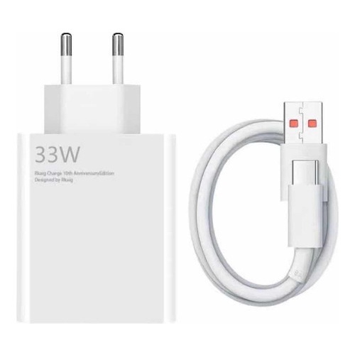 Carregador Turbo 33w P/ Xia Redmi Note 10s 9s Note 11 12 em Oferta na Shopee