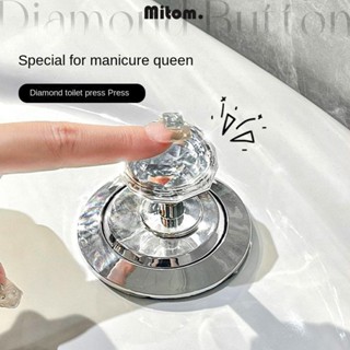 MITOM Botão De Descarga Do Vaso Sanitário Em Forma De Coração , Universal Transparente , Móveis De Plástico Para Economia De Mão-De-Obra