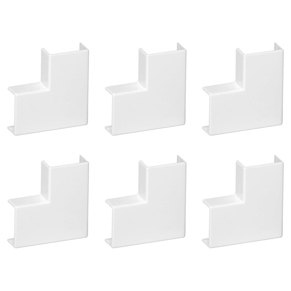 Kit 6 Cotovelos Canaleta Sistema X 90G 20x12 Pial