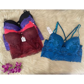Cropped Top De Renda Tiras Dupla Alça Regulável Com Bojo Strappy Feminina St027