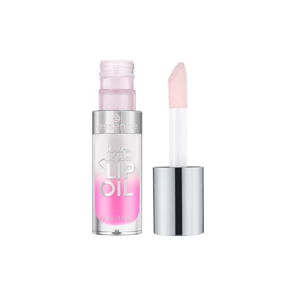 Essence Hydra Kiss 01 Kiss From a Rose Óleo Labial Cintilante 4ml em Oferta na Shopee