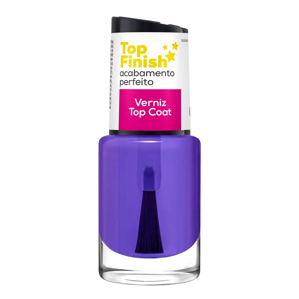 Top Finish Verniz Top Coat Acabamento Perfeito 10ml - Cora em Oferta na Shopee