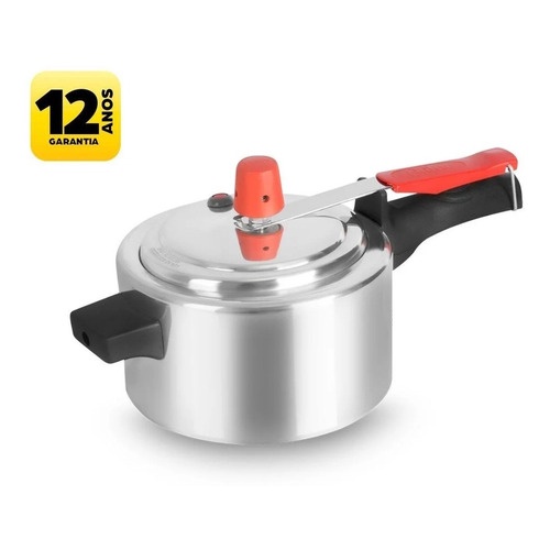 Panela De Pressão Grossa Pequena 2 Litros Alumínio Eirilar
