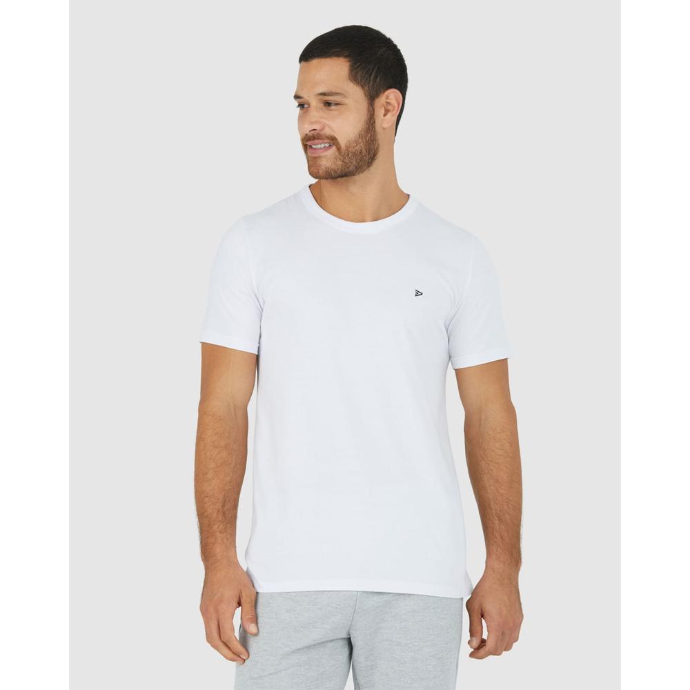 Camiseta Básica Masculina Slim Em Algodão em Oferta na Shopee