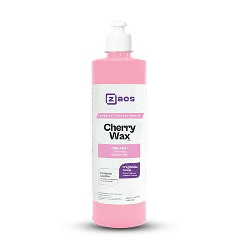 Cera 4 em 1 Cherry Wax 500ml Zacs Vonixx - limpa, protege, dá brilho e elimina riscos superficiais em Oferta na Shopee