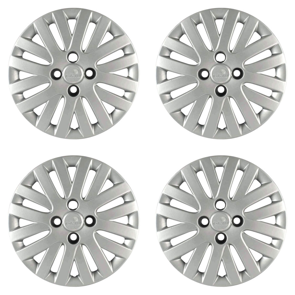 Calota Aro 14" cor Prata Mod Gol/Voyage/Saveiro G5 2009/11 (Jogo c/ 4 Calotas) Grid - 009CA-PTA-E em Oferta na Shopee