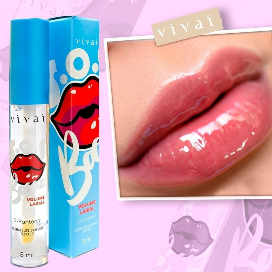 Vivai Gloss S.O.S Bocão volumi labial 3025.1.1 Favourite At a loss em Oferta na Shopee