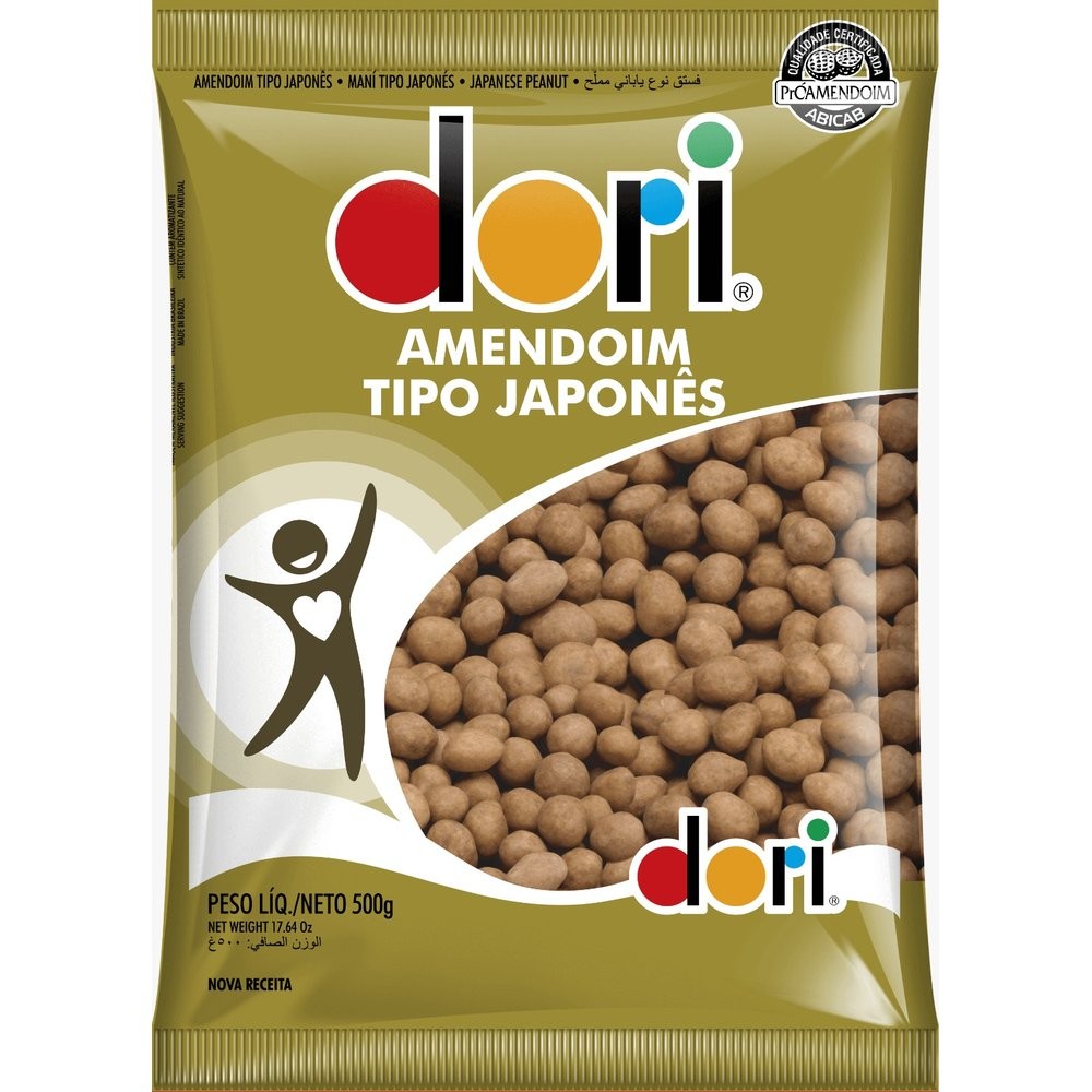 Amendoim Japonês 500g - Dori em Oferta na Shopee