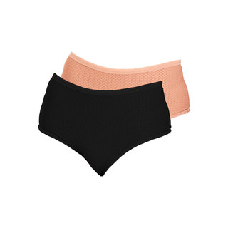Kit com 2 Calcinhas Alta Dilady 203203 Plus Size