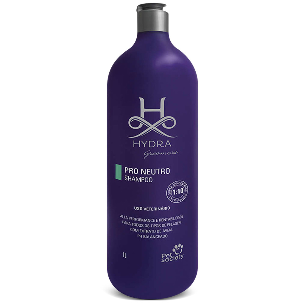 Shampoo Pro Neutro PetSociety Hydra Concentrado 1L cão/gato