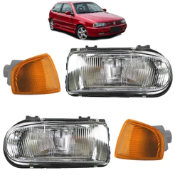 PAR Farol Lanterna Gol 1995 1996 1997 1998 1999 G2 Policarbonato