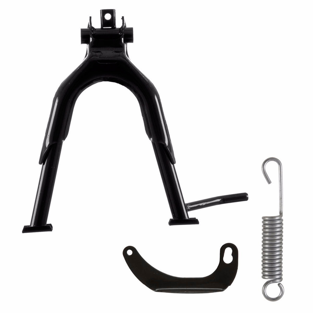 Cavalete Central Metal Light Com Suporte e Mola Fan 125/150/160 2009/22 / Start 160 Cromo Forte
