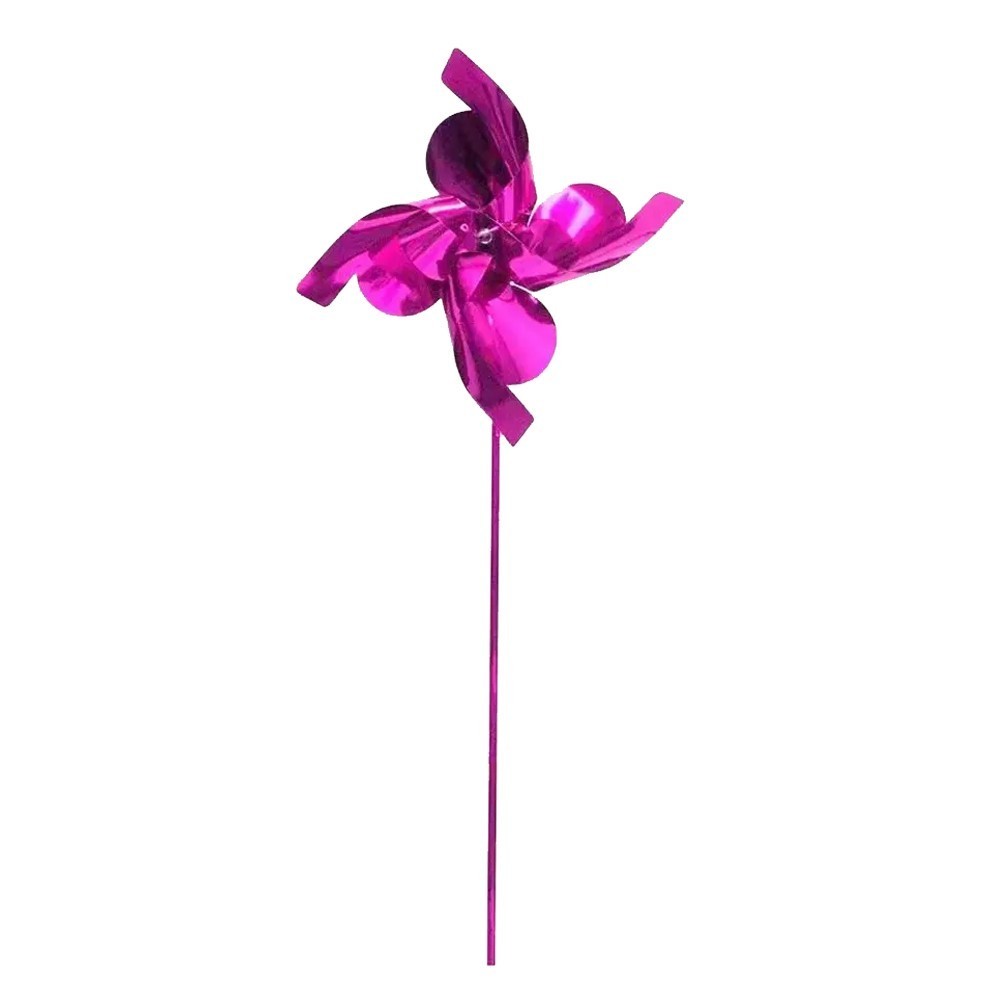 Lembrancinha Catavento Rosa - 12 Unidades
