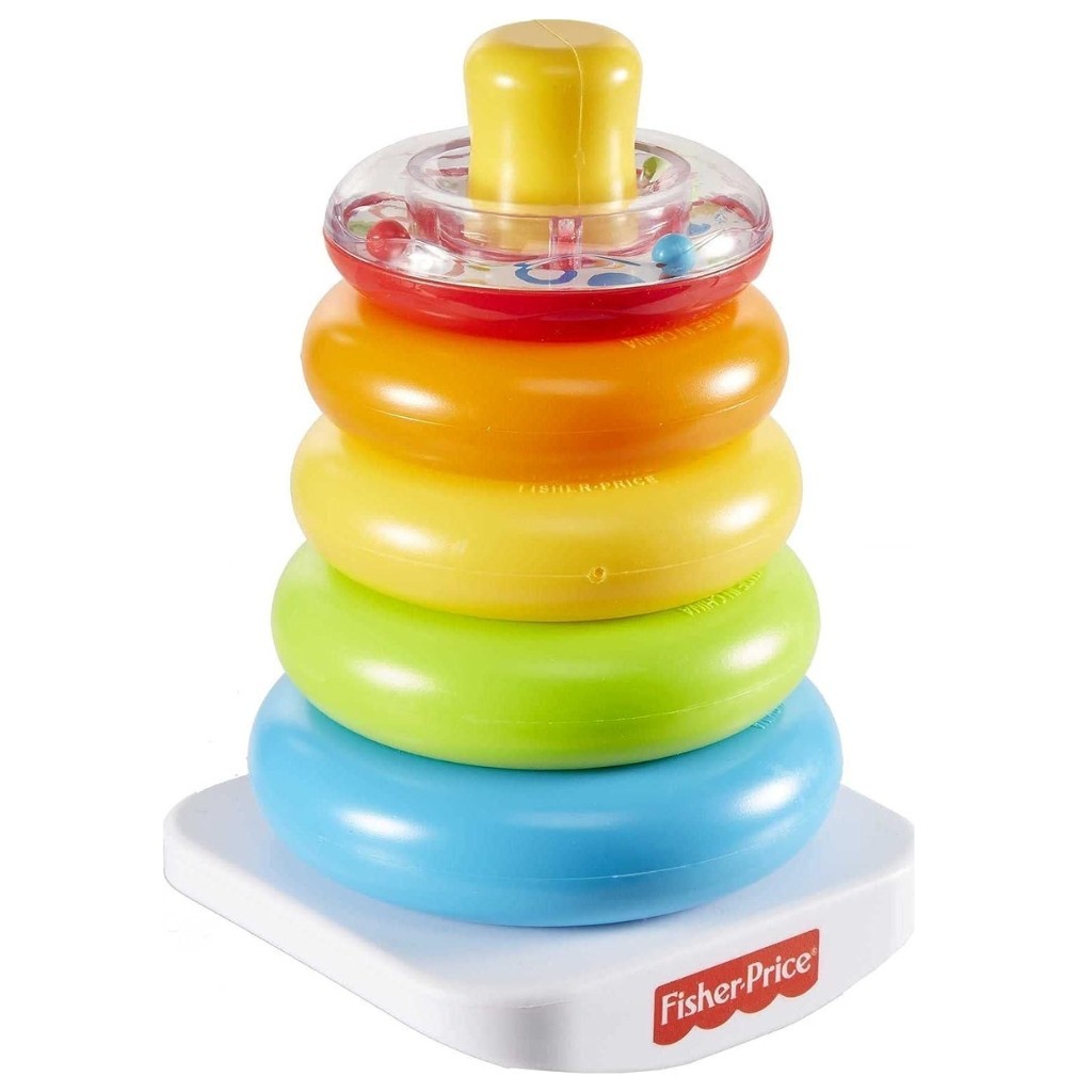 Brinquedo Pirâmide de Argola Coloridas Fisher Price GKW58 - Mattel