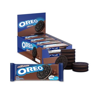 Biscoito Oreo Recheado Chocolate Individual Kit 8un de 36g em Oferta na Shopee