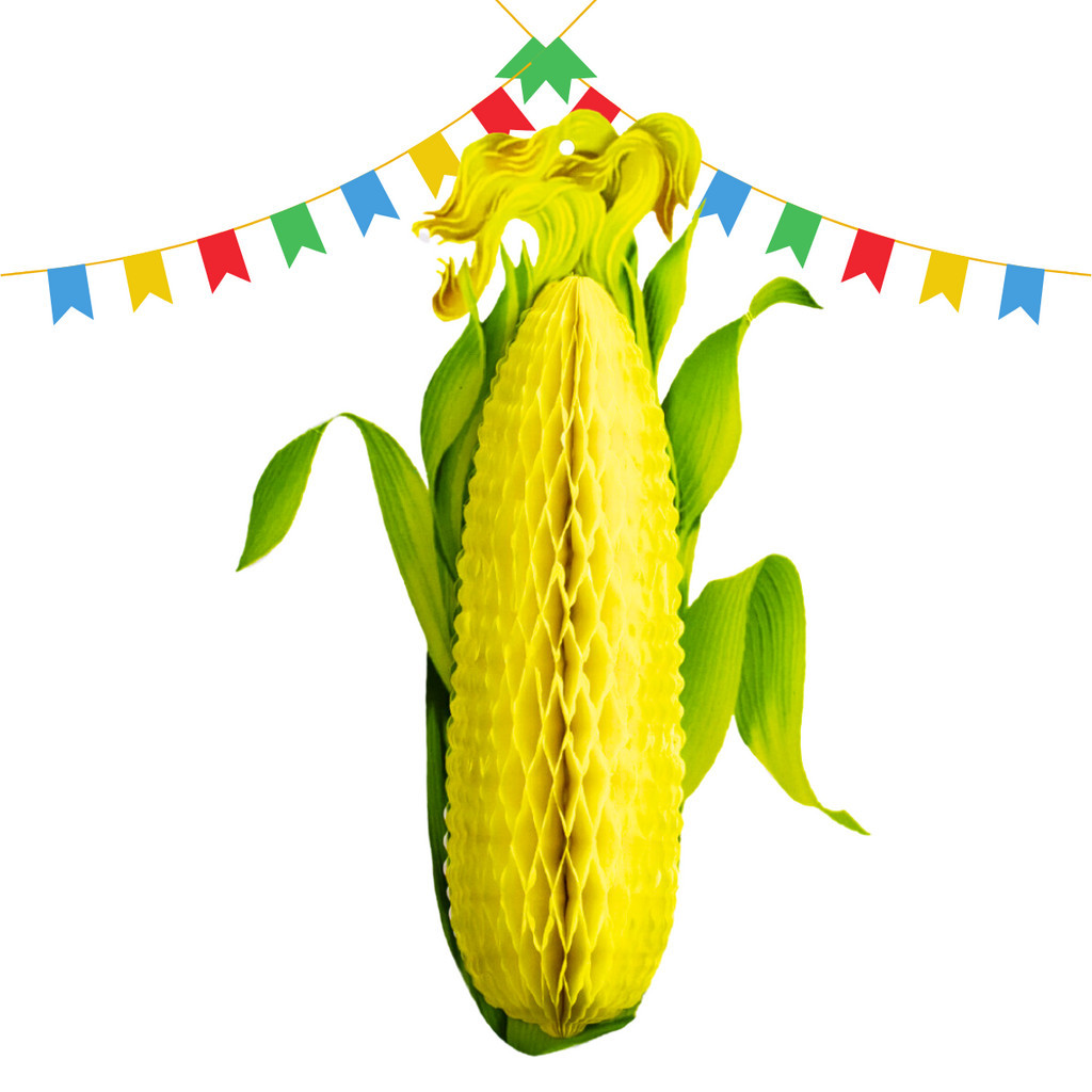 Decoração Junina Enfeite Milho Festa Junina São João 45cm