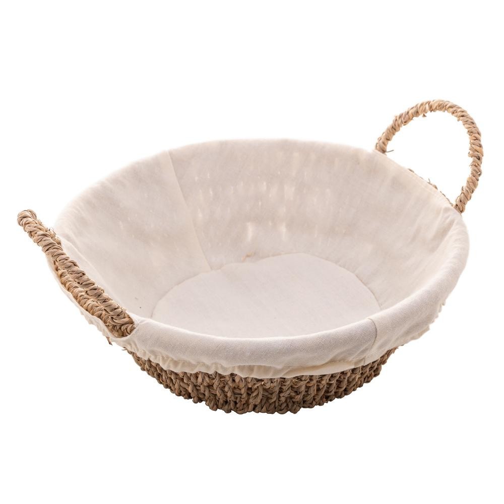 Cesta Redonda Wolff de Sisal 24,5cm x 12,5cm em Oferta na Shopee