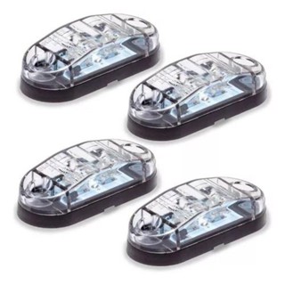 Kit 4 Lanternas Delimitadora Lateral Carreta Caminhão em Oferta na Shopee