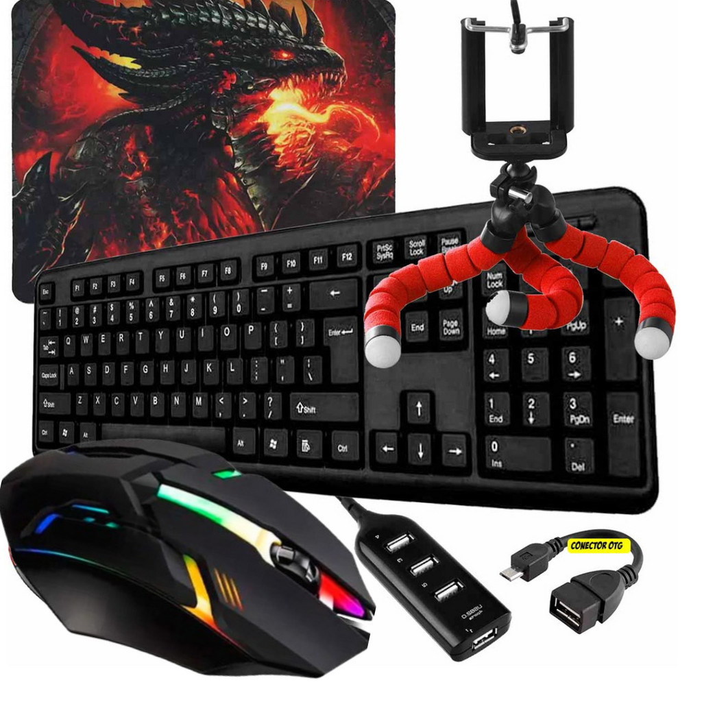 Kit Mobilador Gamer Celular Completo Tipo C / Tipo V8