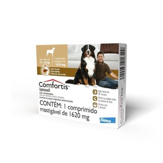Antipulgas Elanco Comfortis 1620mg Caes De 27kg A 54kg em Oferta na Shopee