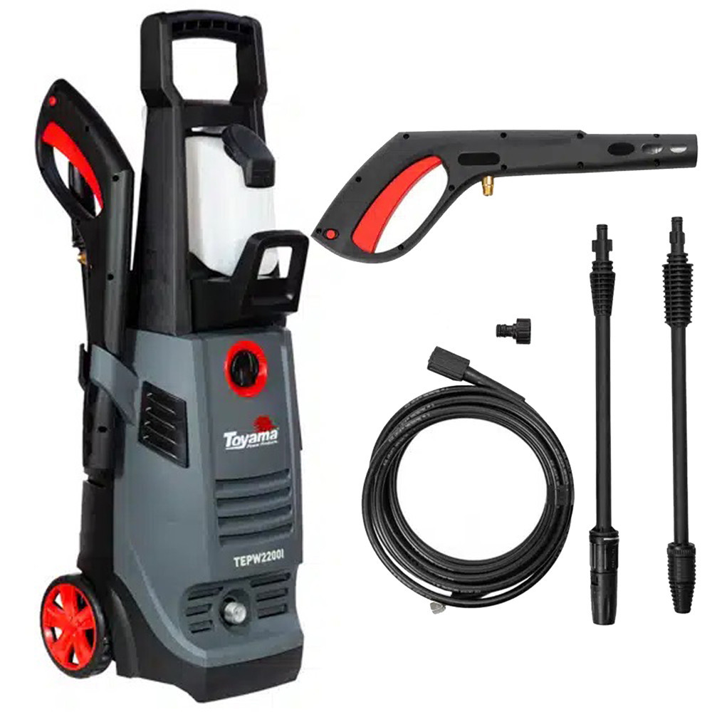 Lavadora de Alta Pressão 1800W 2030Psi TEPW2200 com Rodas Toyama - Home & Living