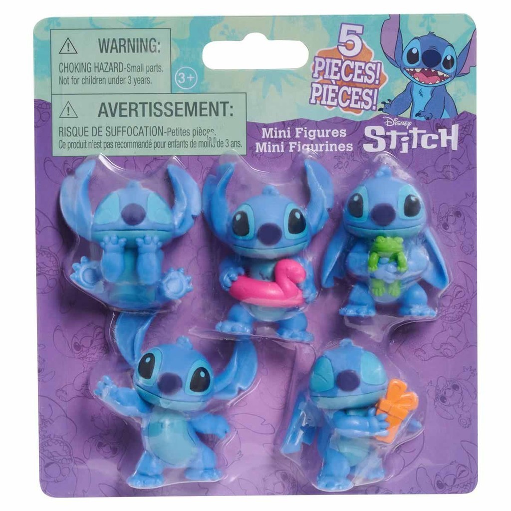 5 Mini Bonecos de 4cm do Stitch Colecionáveis - Disney em Oferta na Shopee