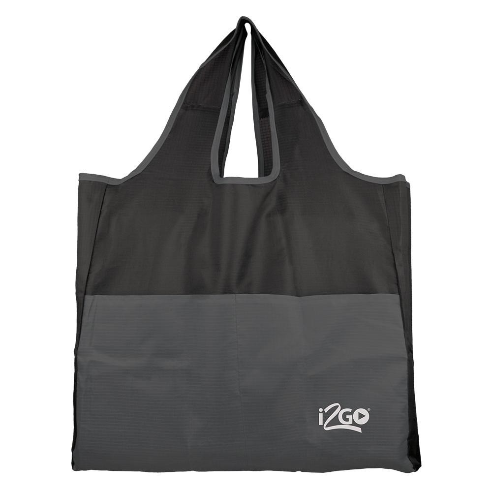 Sacola Dobrável i2GO 32 Litros Resistente à Água Preto e Cinza - Women Bags